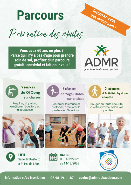 affiche parcours santé ADMR 1